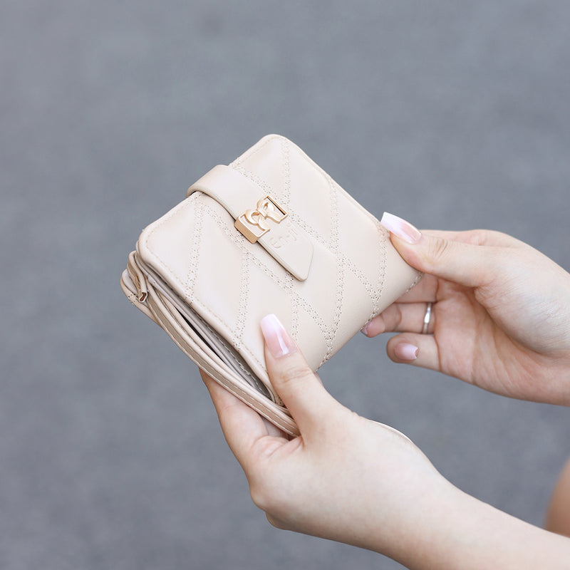 En-ji Mai Wallet Wanita - Cream