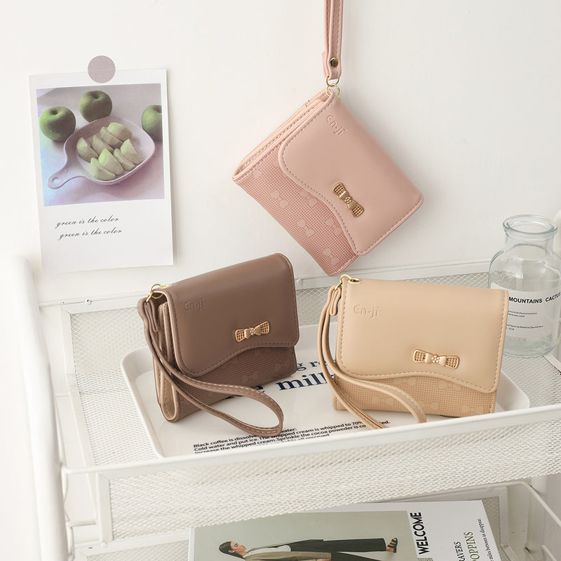 En-ji Yiko Wallet - Cream