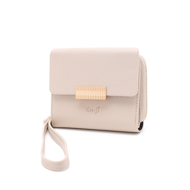 En-ji Kaira Wallet Wanita - Cream