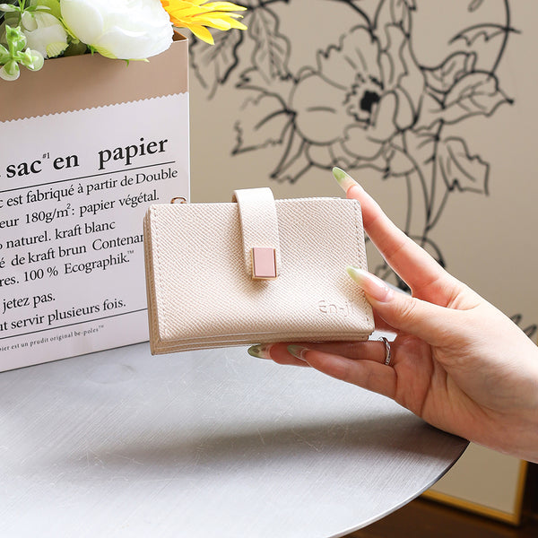 En-ji Momi Wallet Wanita - Cream