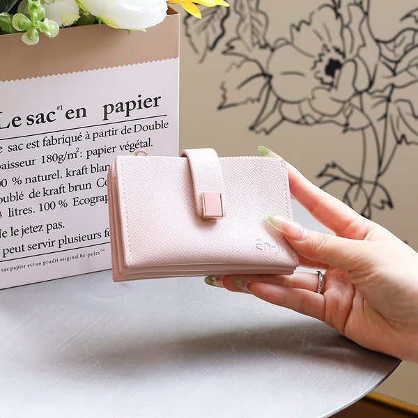 En-ji Momi Wallet Wanita - Ballerinapink