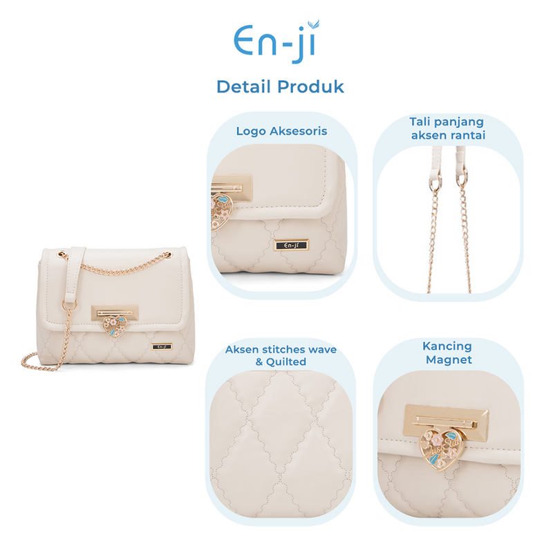 En-ji Koyu Slingbag Wanita - Black