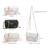 En-ji Meona Slingbag Wanita - Ivory