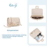 En-ji Nore Slingbag Wanita - Cream