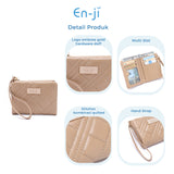 En-ji Bobin Wallet Wanita - Khaki