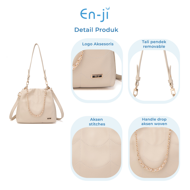 En-ji Bohi Shoulderbag Wanita - Black