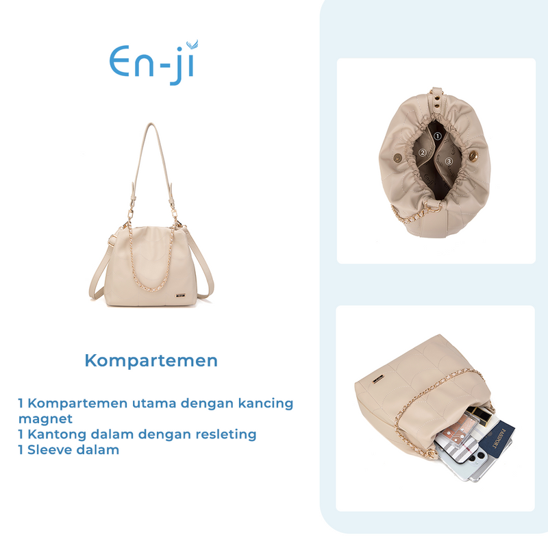 En-ji Bohi Shoulderbag Wanita - Black