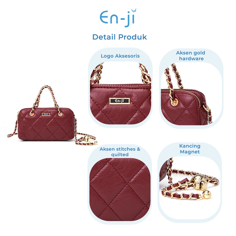 En-ji Danmi Slingbag Wanita - Black