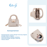 En-ji Donji Slingbag Wanita - Cream