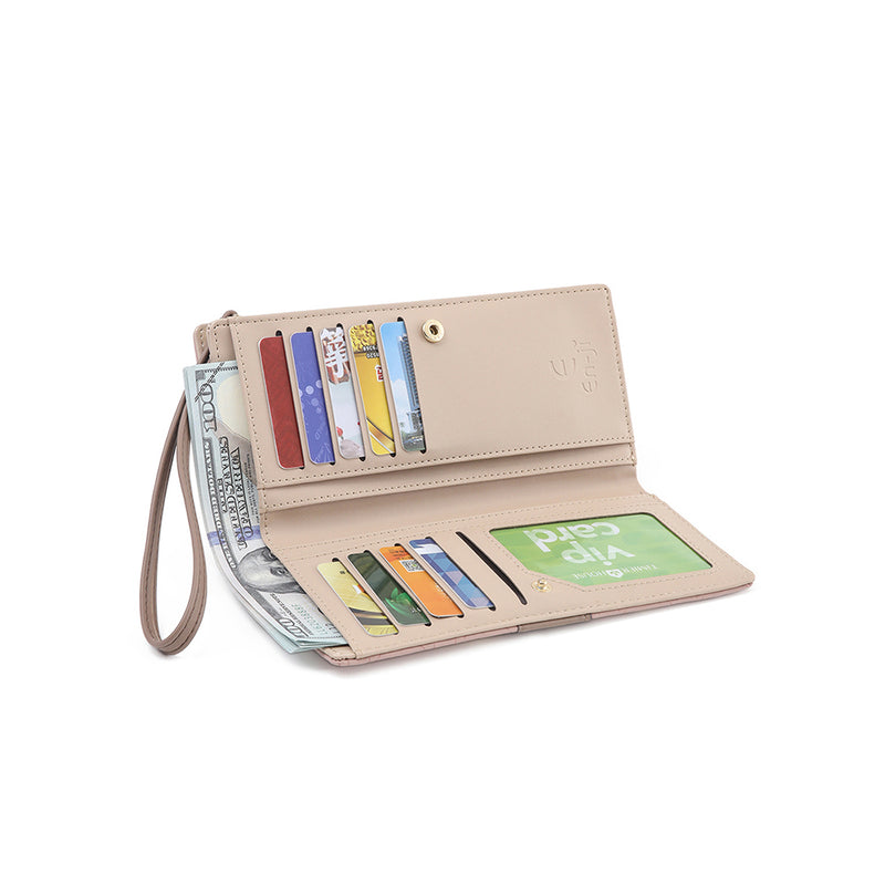 En-ji Yuari Wallet - Cream