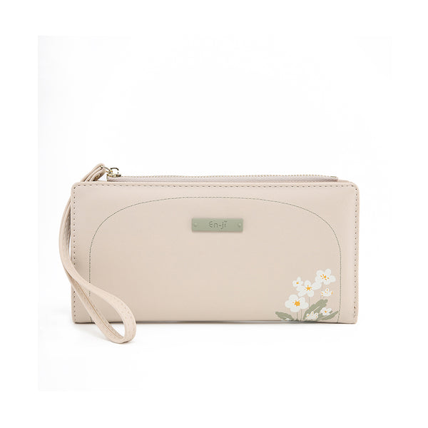 En-ji Mineko Wallet - Cream