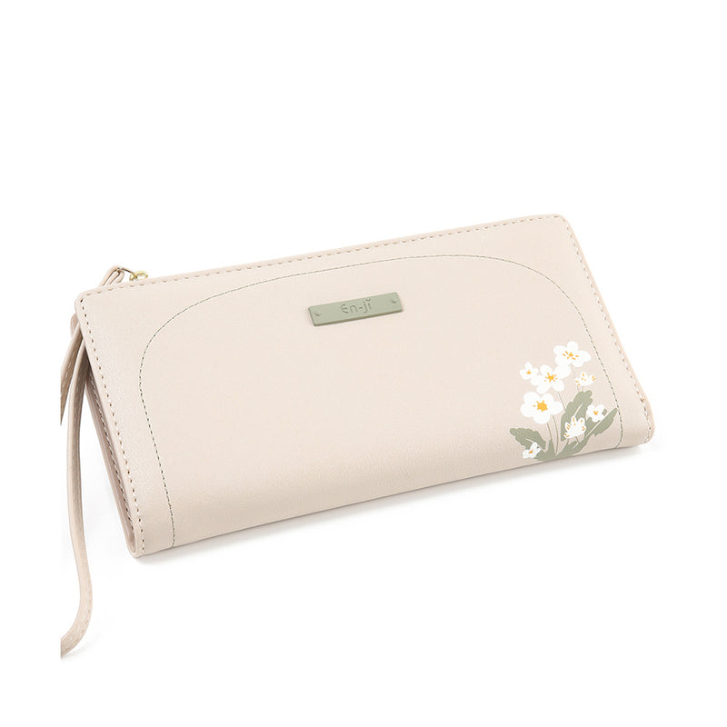 En-ji Mineko Wallet - Cream