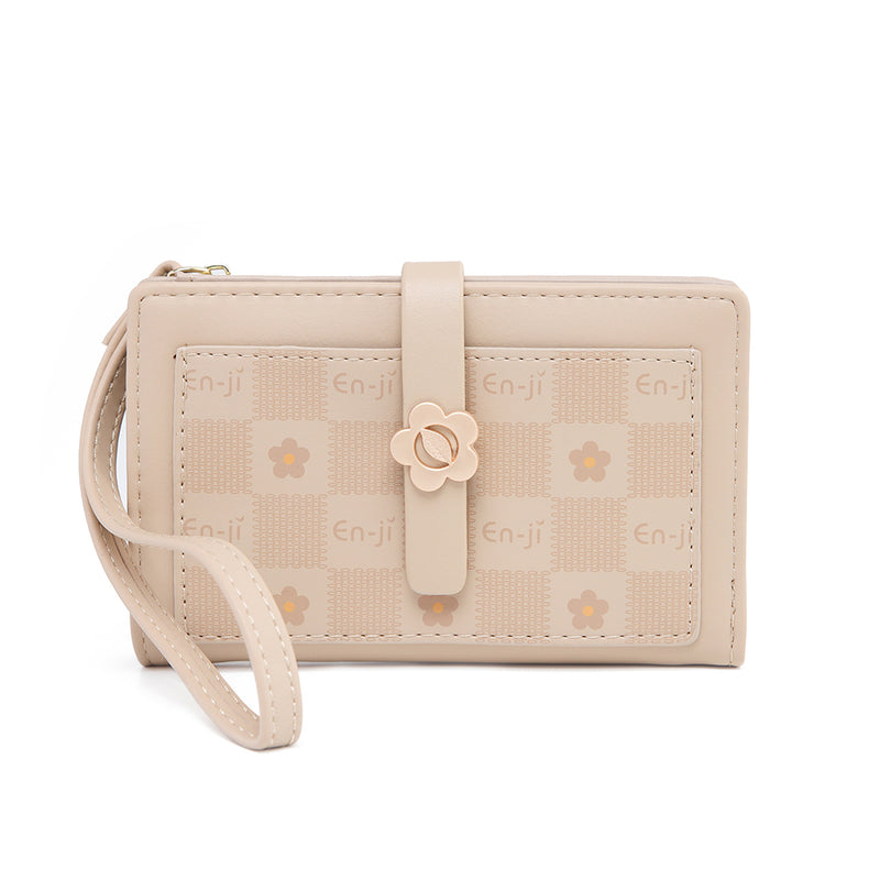 En-ji Yema Wallet - Cream