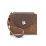 En-Ji Mila Wallet Wanita - Toffee