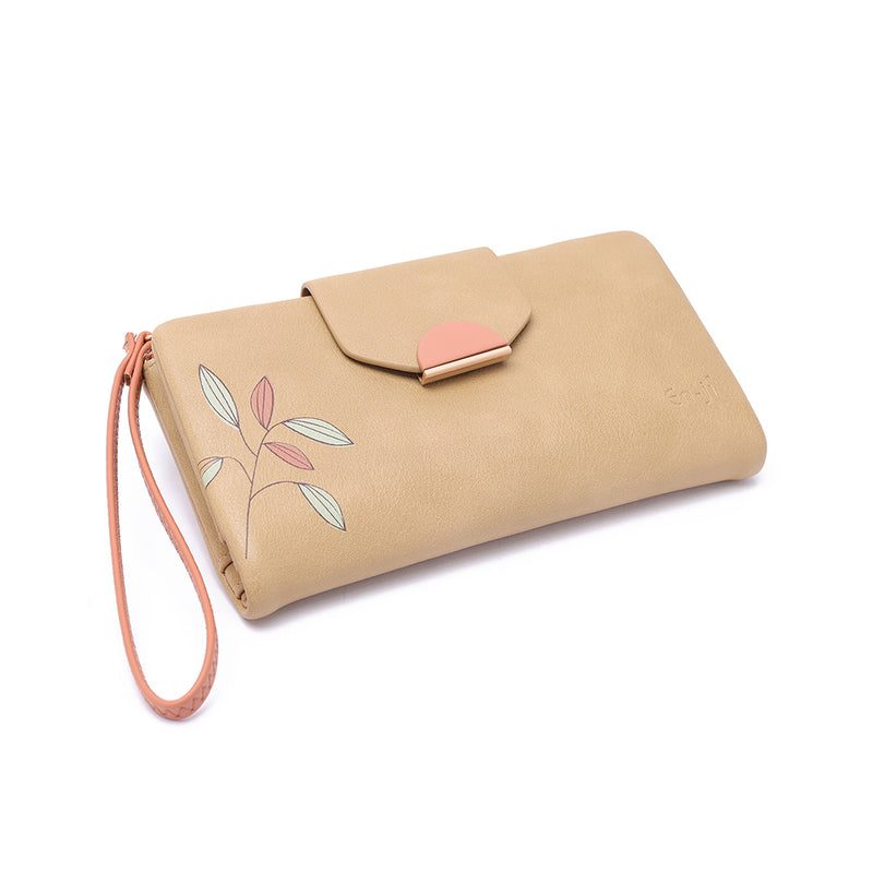 En-ji Miola Wallet Wanita - Cream
