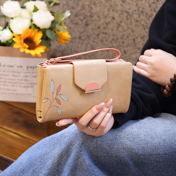 En-ji Miola Wallet Wanita - Cream