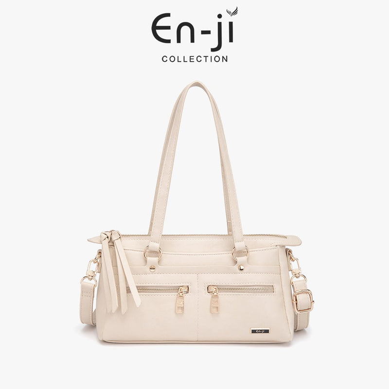 En-ji X Tzi Xuan - Moni Shoulderbag Wanita - Cream