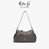 En-Ji Jisu Shoulderbag Wanita - Oolong Grey