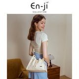 En-Ji Audrey Shoulderbag Wanita - Black