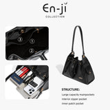 En-Ji Audrey Shoulderbag Wanita - Icy Blue