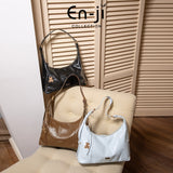 En-Ji Dalmi Shoulderbag Wanita - Nougat