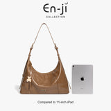 En-Ji Dalmi Shoulderbag Wanita - Nougat