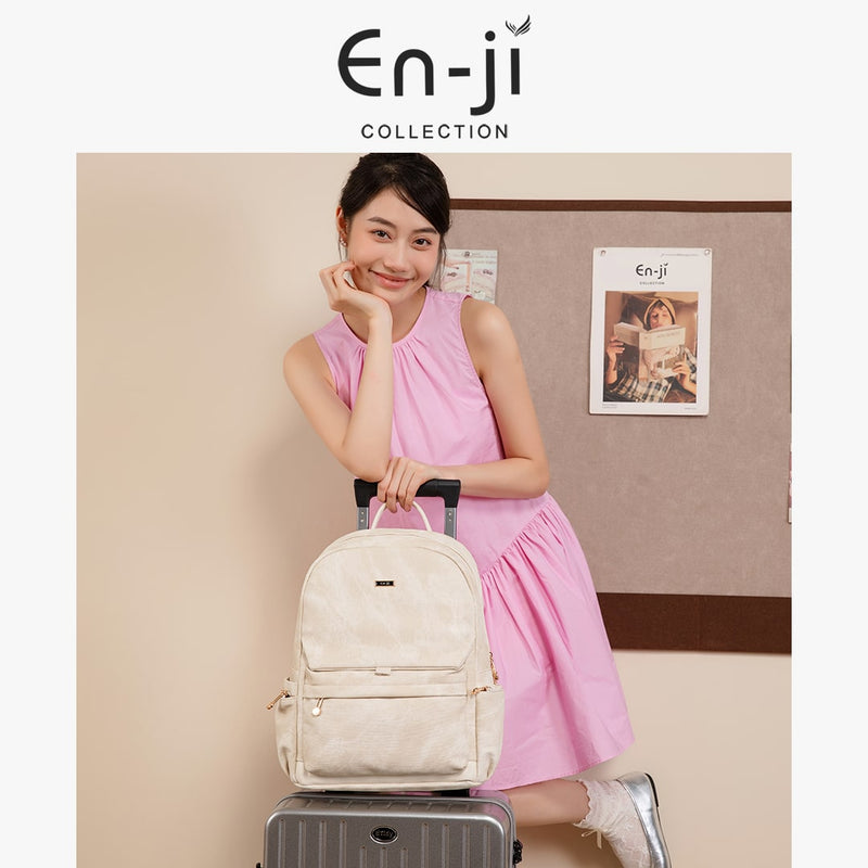 En-ji X Tzi Xuan - Dehan Backpack Wanita - Cream