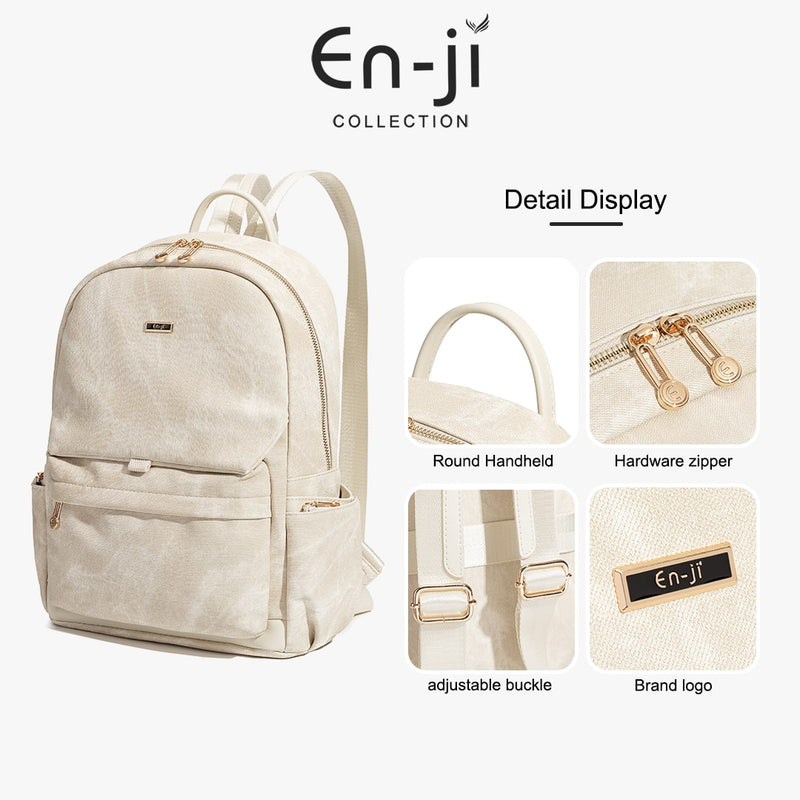 En-ji X Tzi Xuan - Dehan Backpack Wanita - Cream