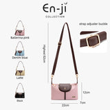 En-Ji Gami Shoulderbag Wanita - Ballerina pink