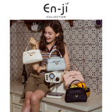 En-Ji Guma Handbag Wanita - Ivory