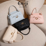 En-Ji Guma Handbag Wanita - Ivory