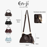 En-Ji Hanji Slingbag Wanita - Icy blue
