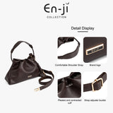 En-Ji Hanji Slingbag Wanita - Nougat
