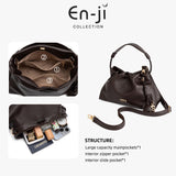 En-Ji Hanji Slingbag Wanita - Nougat