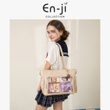 En-ji Itasa Shoulderbag Wanita - Cream
