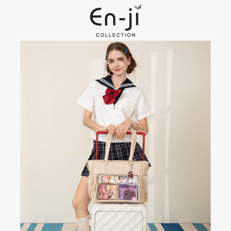 En-ji Itasa Shoulderbag Wanita - Cream