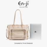 En-ji Itasa Shoulderbag Wanita - Cream
