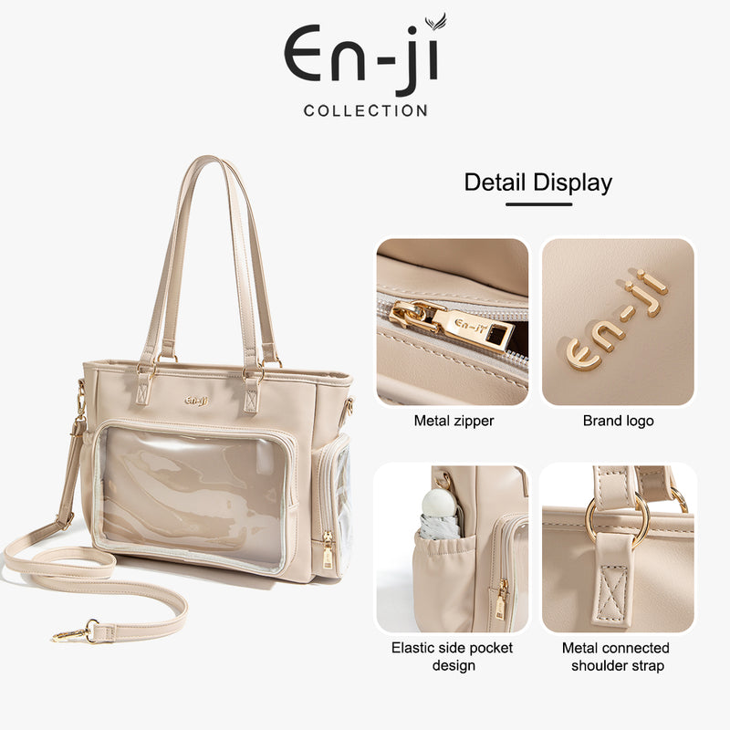 En-ji Itasa Shoulderbag Wanita - Cream