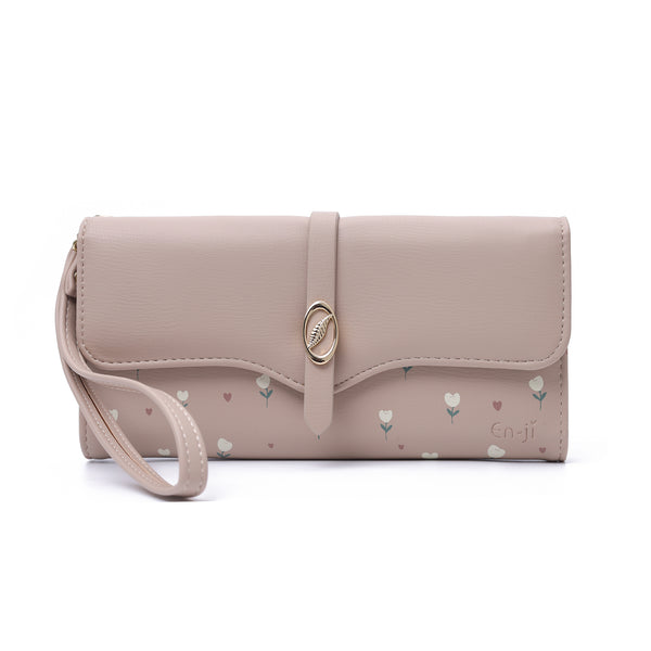 En-ji Jion Wallet Wanita - Cream