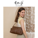 En-Ji Jisu Shoulderbag Wanita - Nougat