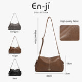 En-Ji Jisu Shoulderbag Wanita - Oolong Grey