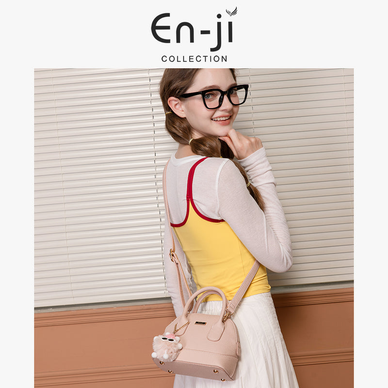 En-ji Jiumi Slingbag Wanita - Cream