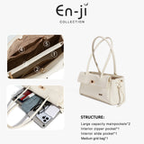 En-Ji Lou Lou Shoulderbag Wanita - Ballerina pink