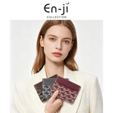 [EXCLUSIVE] En-Ji Maru Wallet Wanita - Nougat