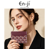 [EXCLUSIVE] En-Ji Maru Wallet Wanita - Grey