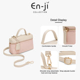 En-Ji Mili Slingbag Wanita - Cream