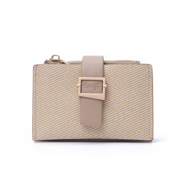 En-ji Rina Wallet Wanita - Cream