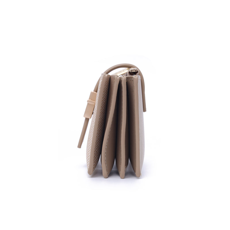 En-ji Rina Wallet Wanita - Cream