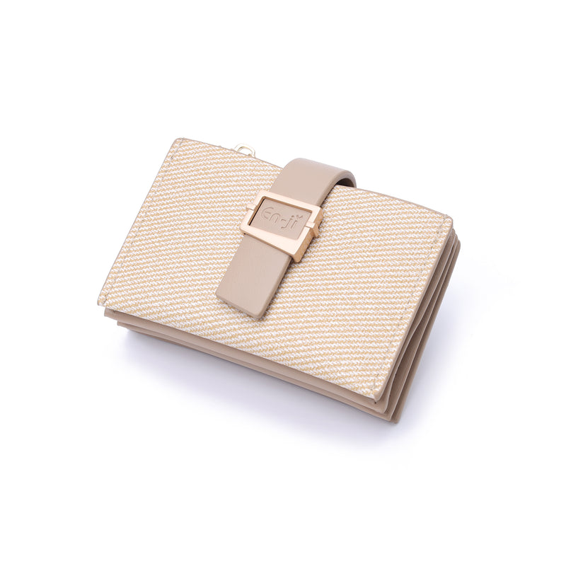 En-ji Rina Wallet Wanita - Cream