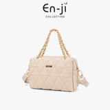 En-Ji Rora Handbag Wanita - Cream